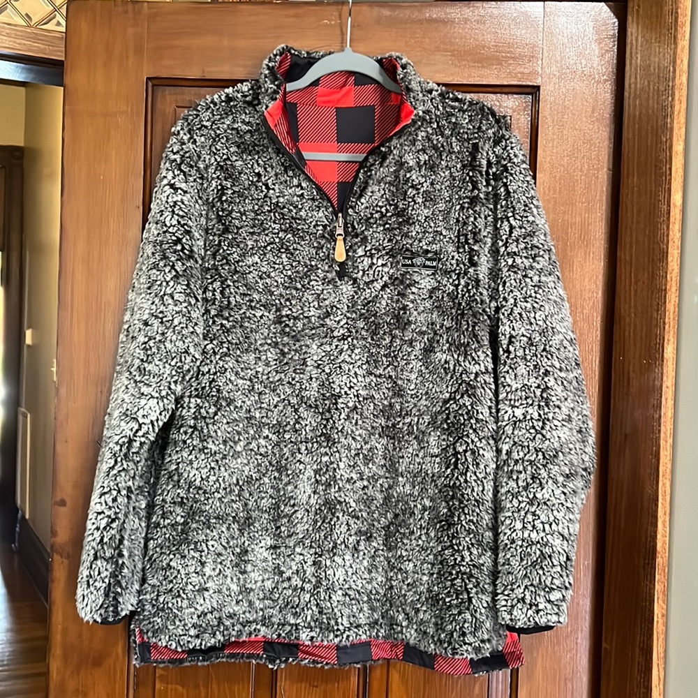 USA Palm Men’s Small Reversible Sherpa